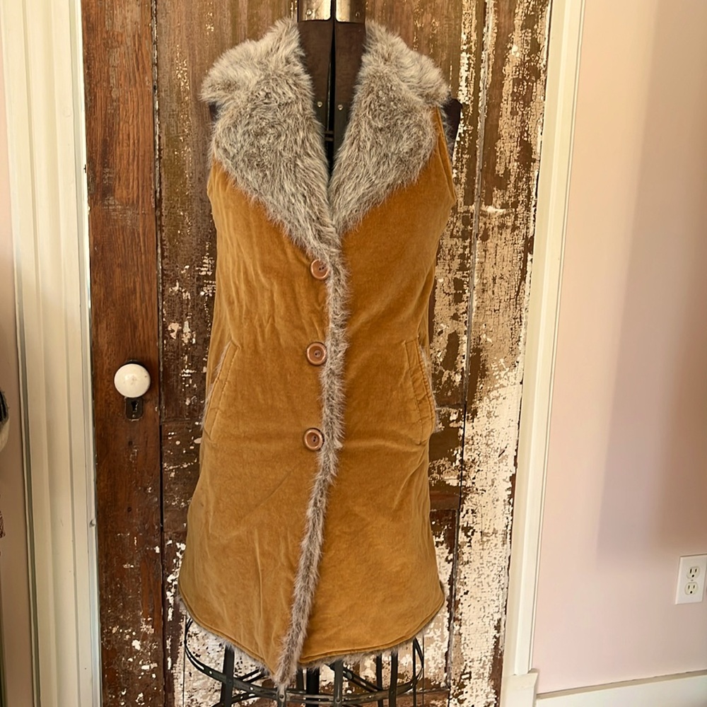 Long vest vintage, 70’s ,Corduroy vest